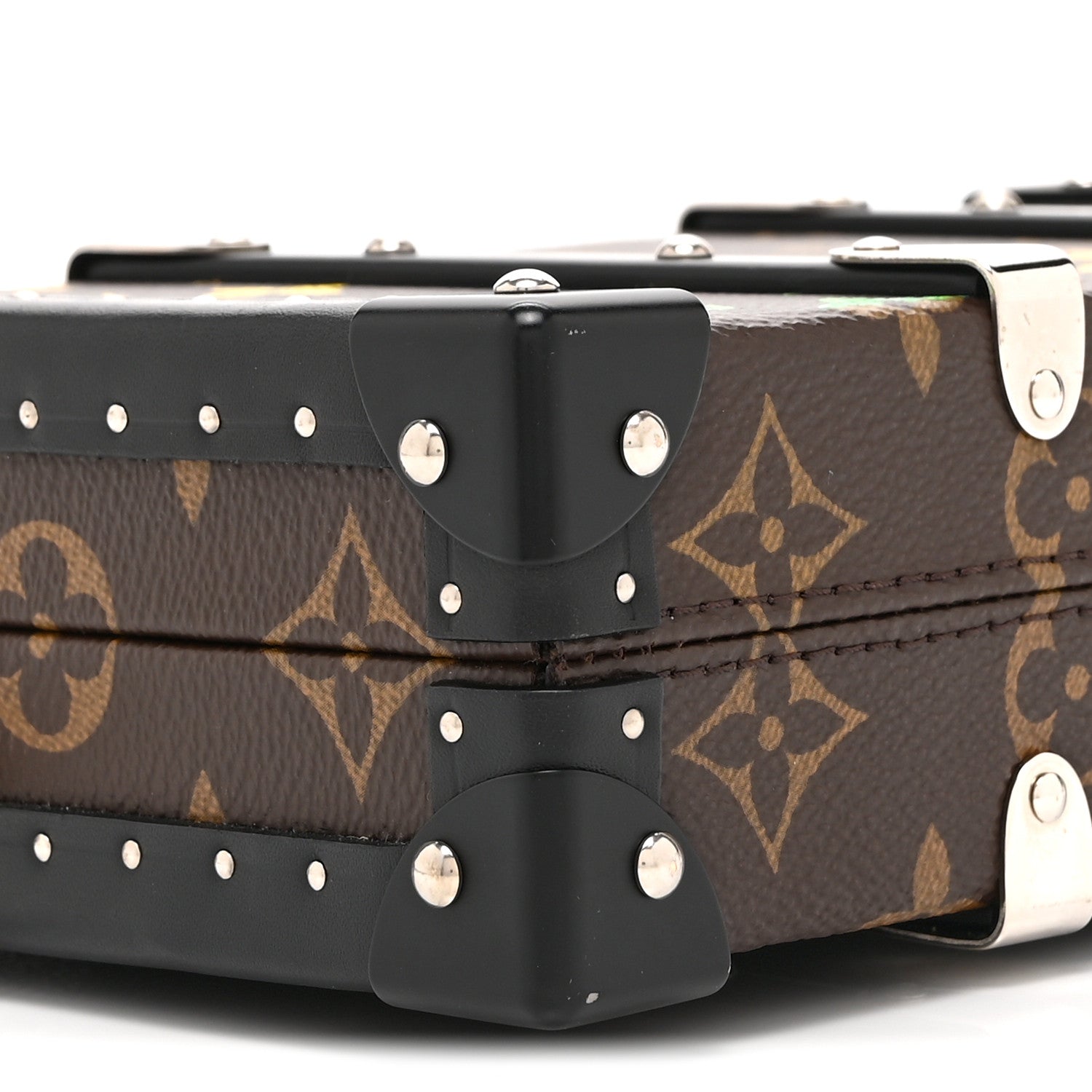 Louis Vuitton Monogram Wallet Trunk Black Multicolor