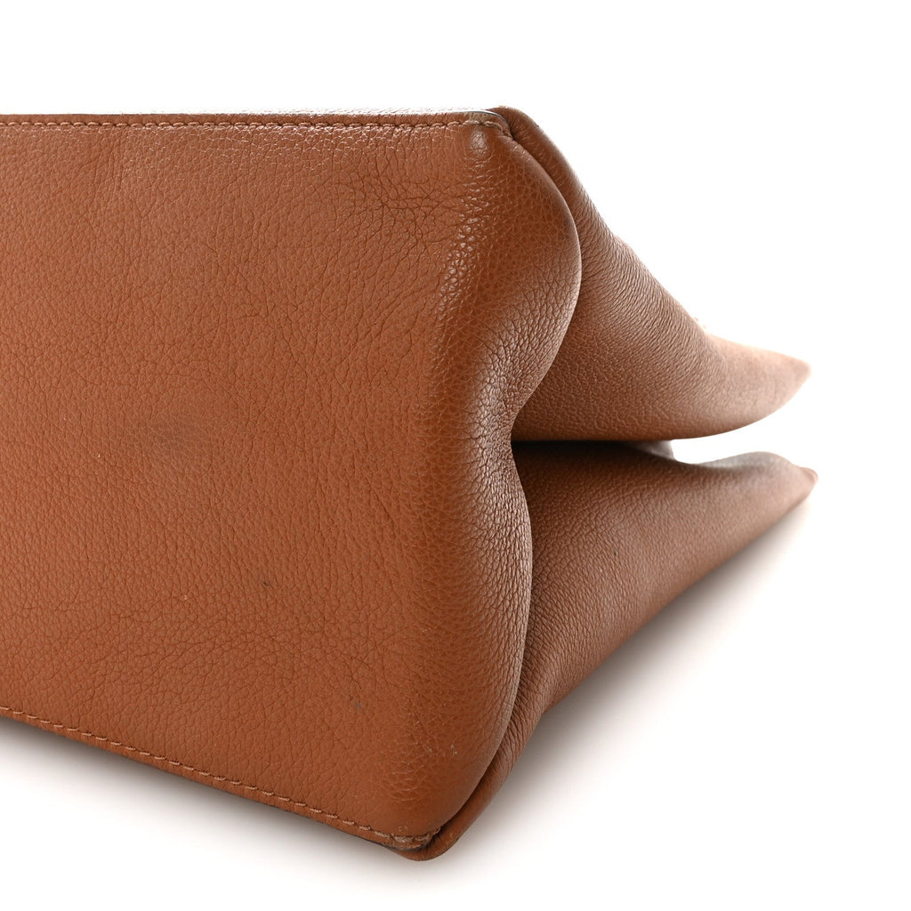 Louis Vuitton Grained Calfskin Lockme Shopper Chataigne