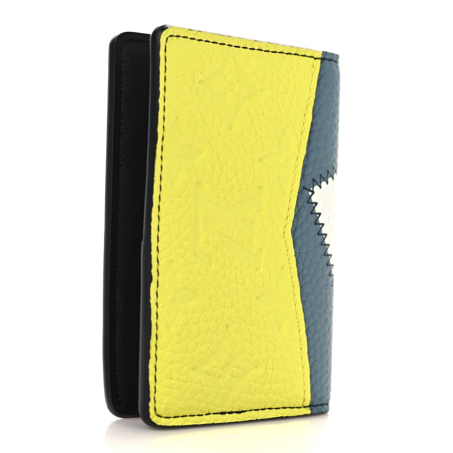 Louis Vuitton Taurillon Monogram Pocket Organizer NM Lime