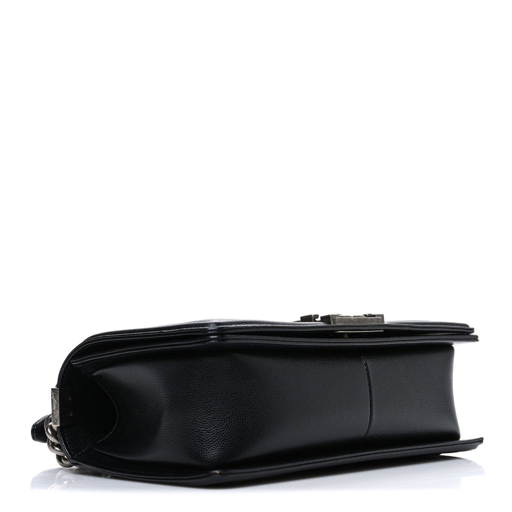 Chanel Caviar Quilted Medium Boy Flap Black