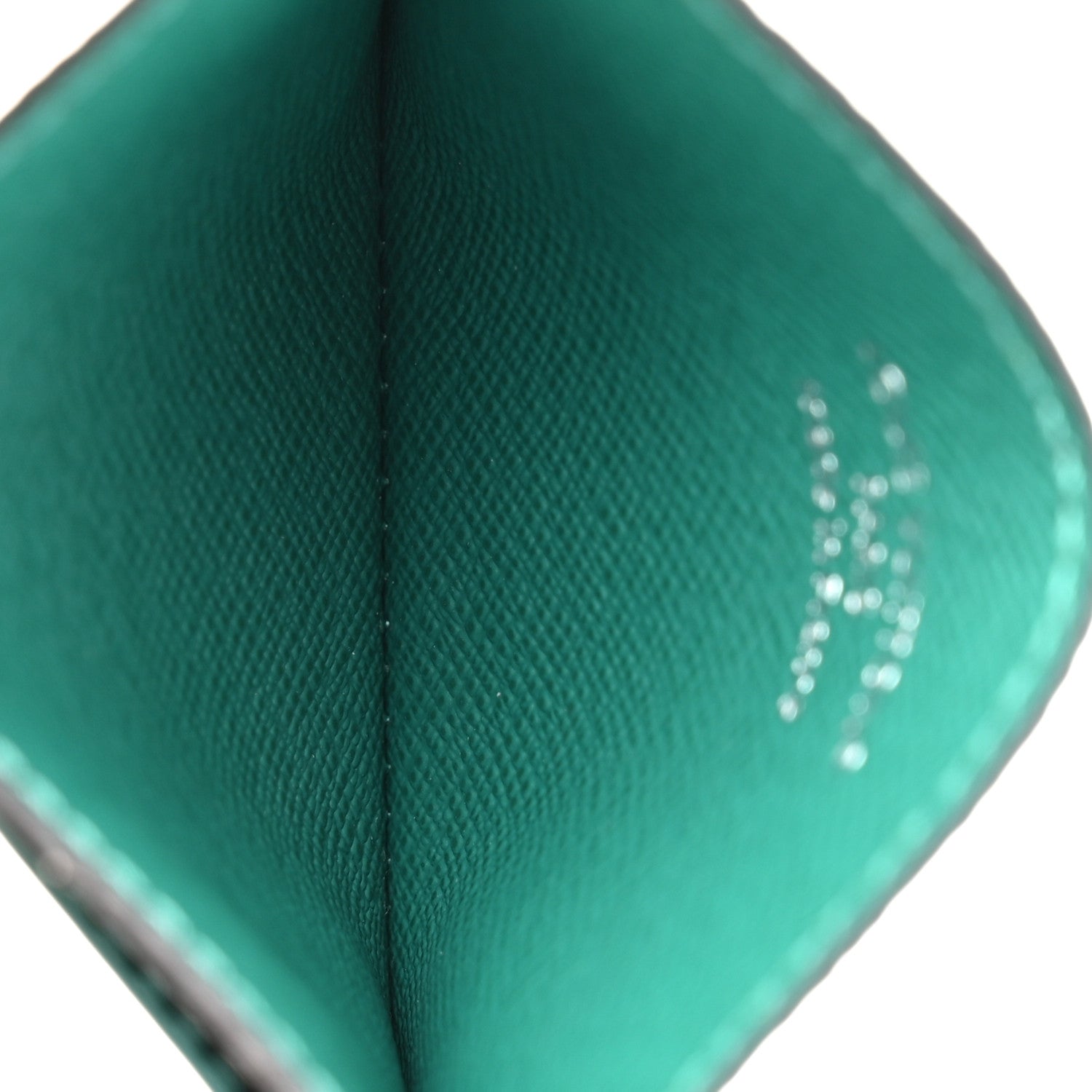Louis Vuitton Monogram Macassar Double Card Holder Borneo Green