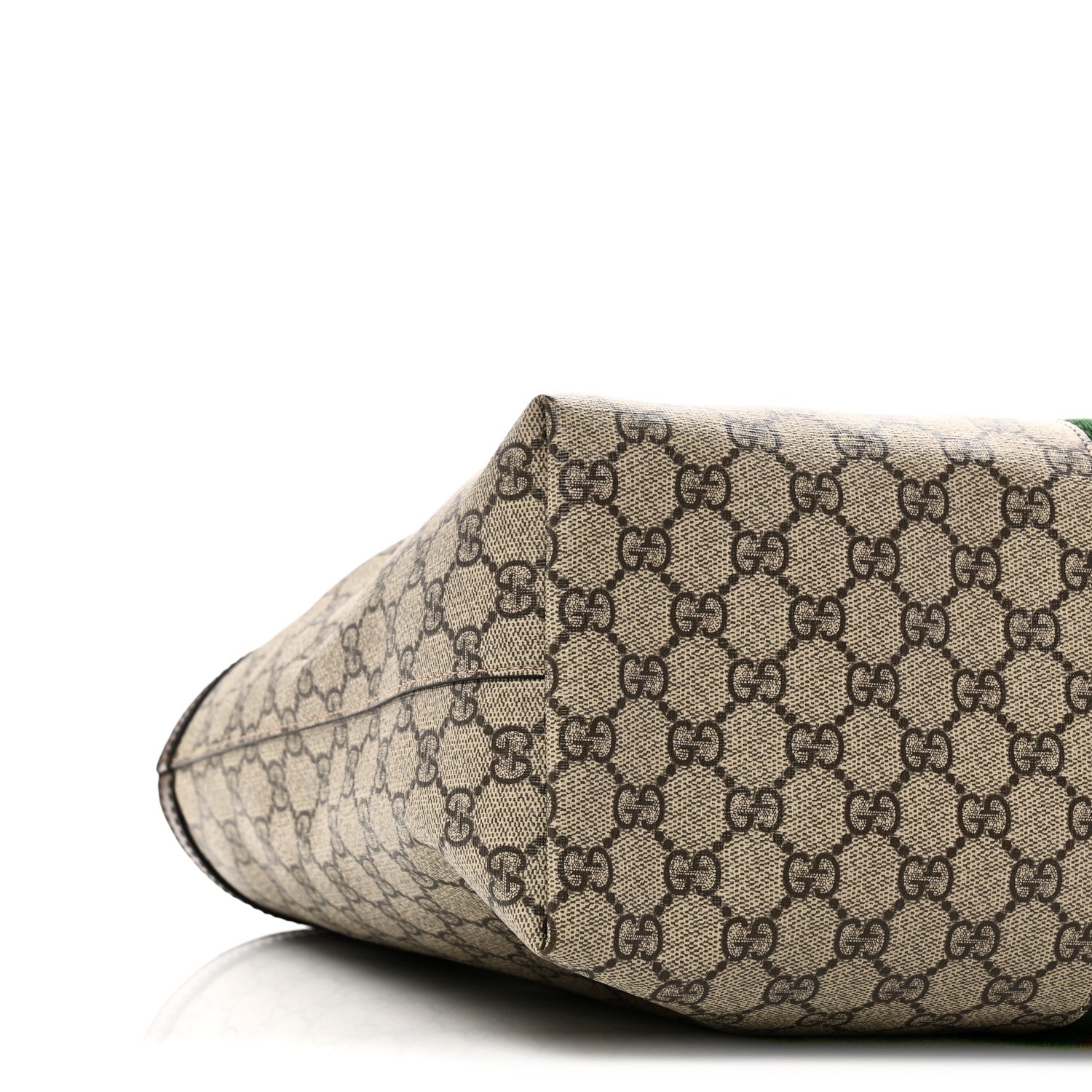 Gucci GG Supreme Monogram Medium Ophidia Shopping Tote Brown