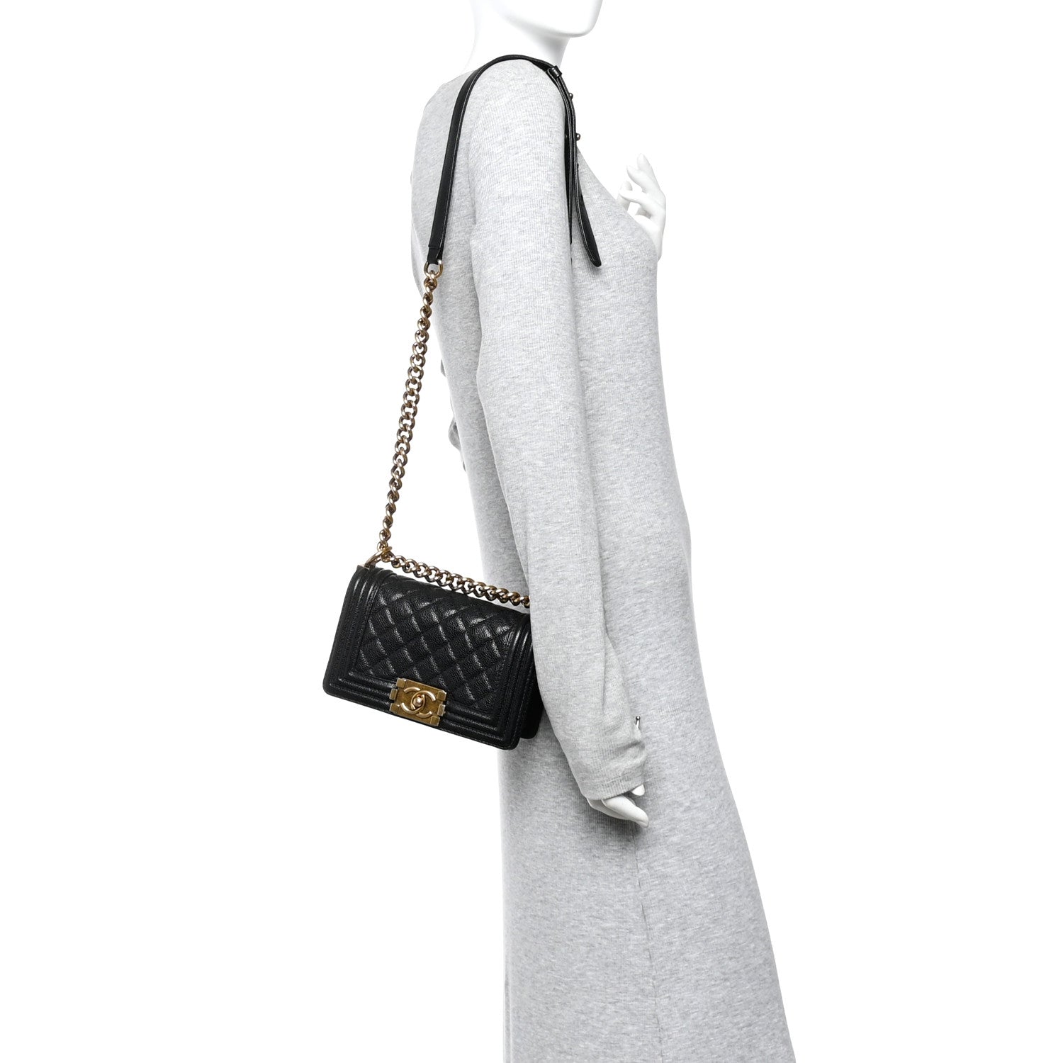 Chanel Caviar Quilted Small Boy Flap Black
