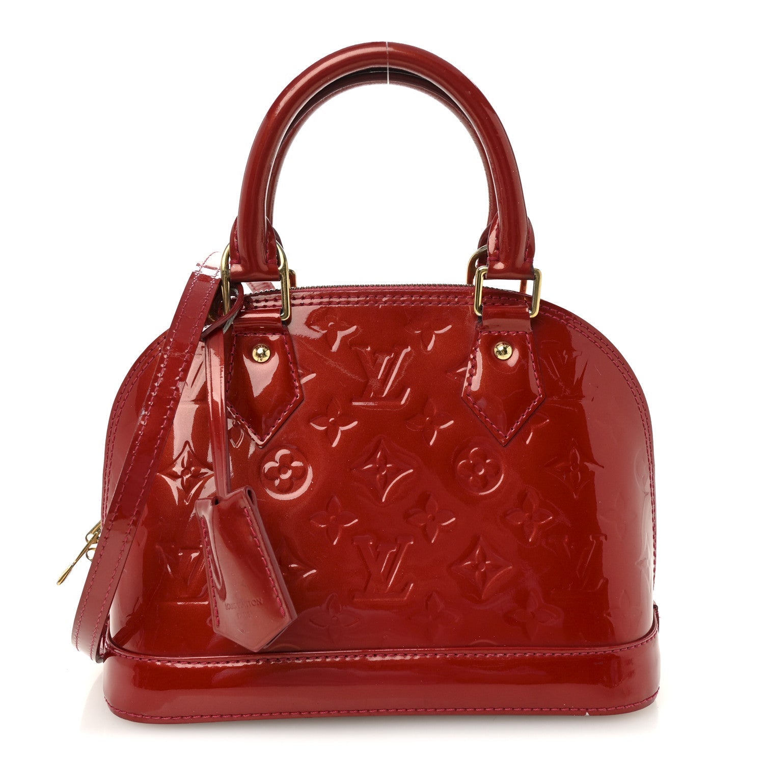 Louis Vuitton Vernis Alma BB Cherry