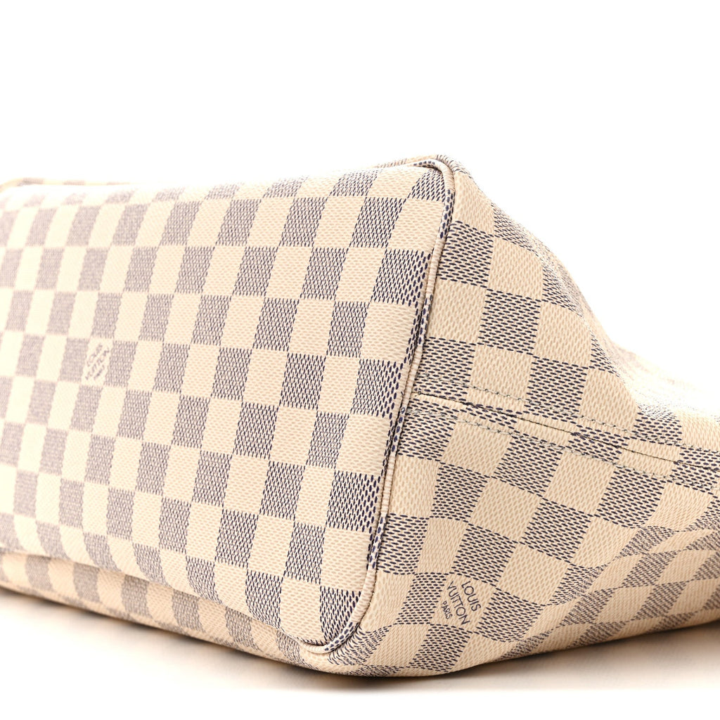 Louis Vuitton Damier Azur Neo Neverfull MM Rose Ballerine