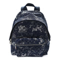 Gucci Denim Monogram Camouflage Large Backpack Blue