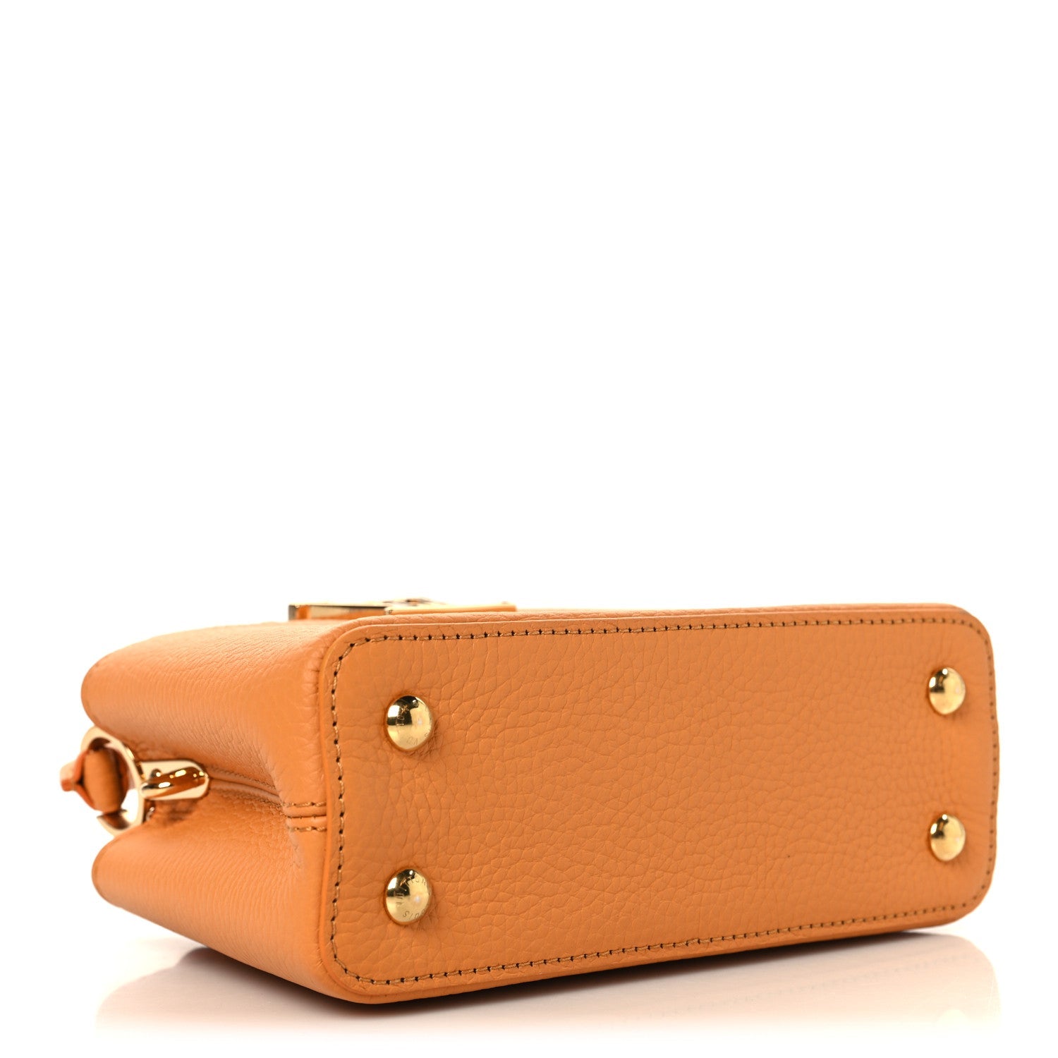 Louis Vuitton Taurillon Mini Capucines Safran Imperial