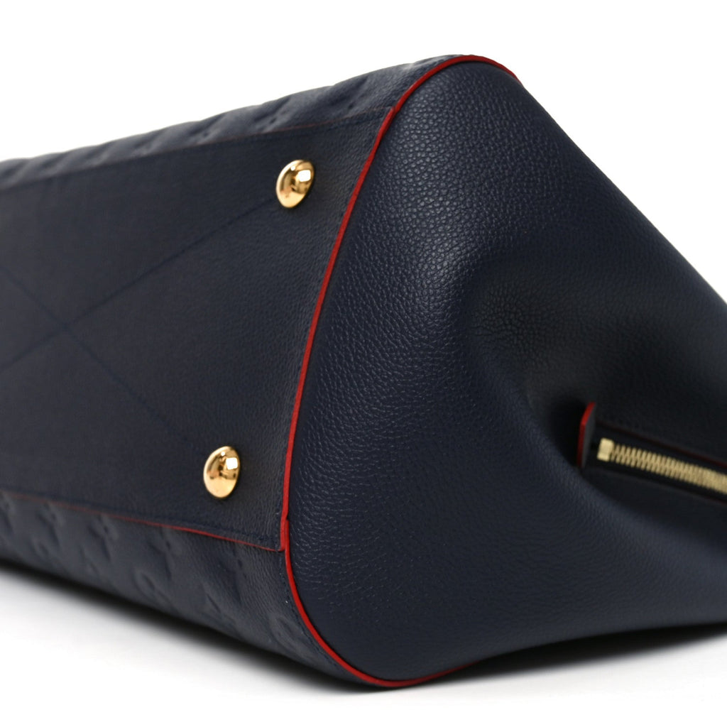 Louis Vuitton Empreinte Montaigne MM Marine Rouge