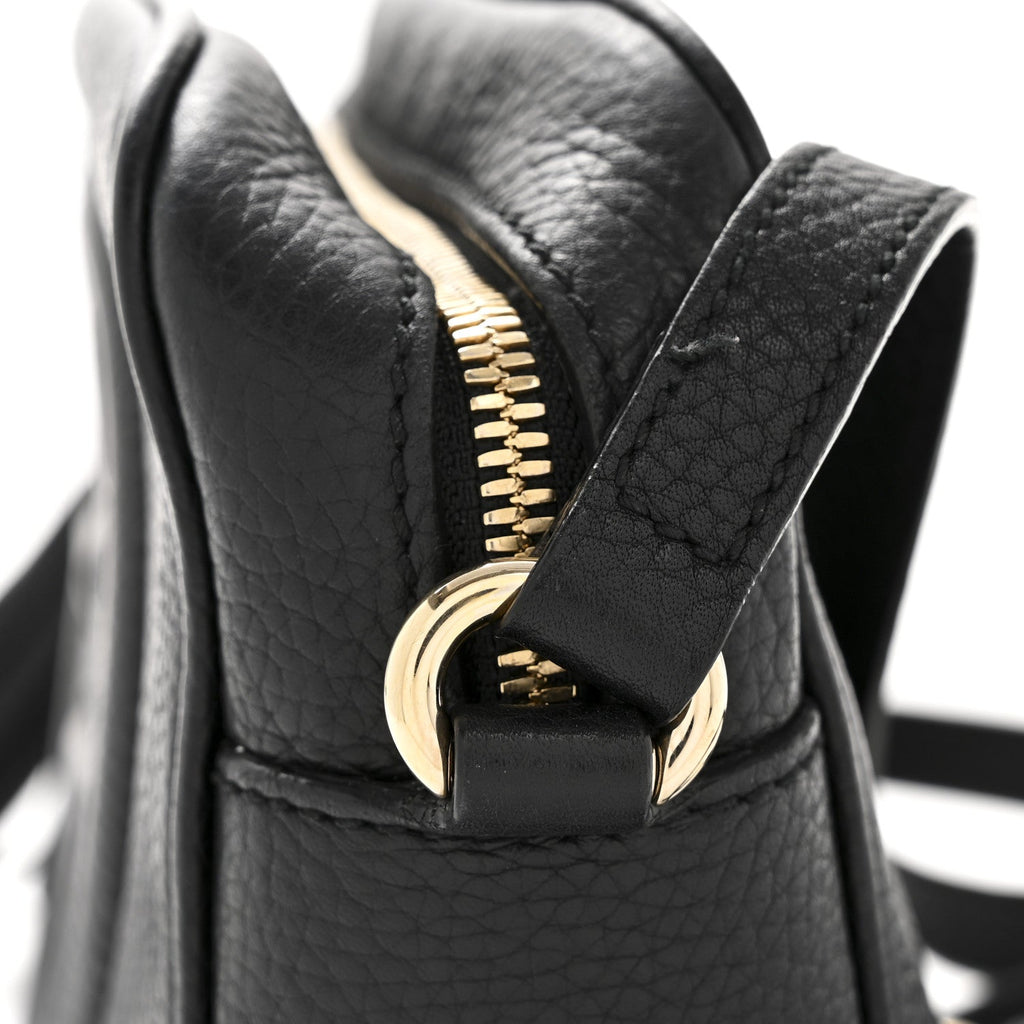 Gucci Pebbled Calfskin Small Soho Disco Bag Black