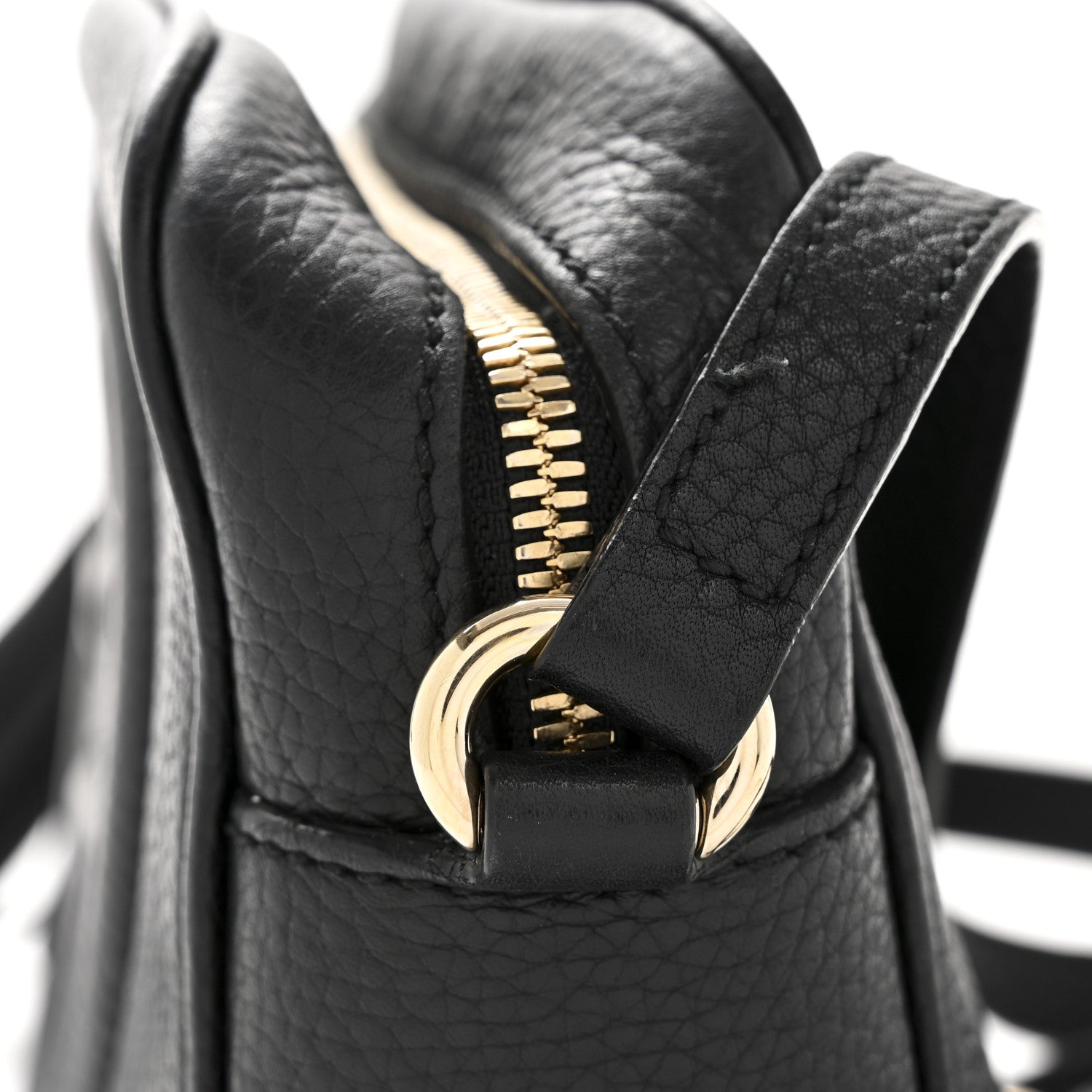 Gucci Pebbled Calfskin Small Soho Disco Bag Black