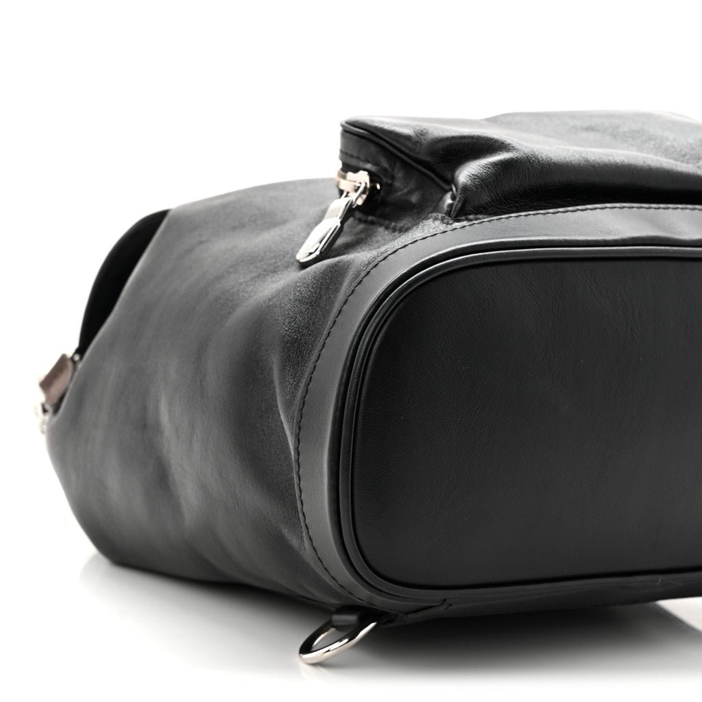 Louis Vuitton Lambskin Monogram Montsouris Vibe PM Black