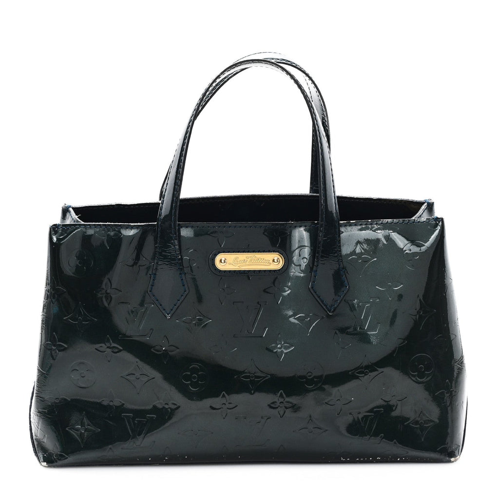 Louis Vuitton Vernis Wilshire PM Blue Nuit