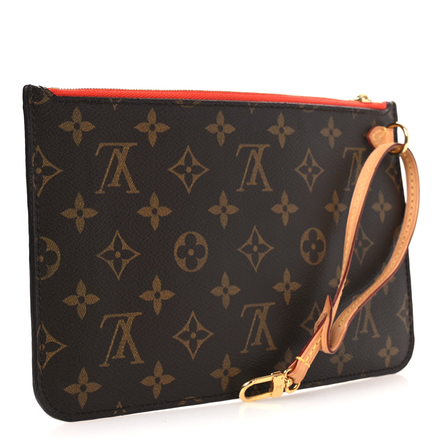 Louis Vuitton Monogram Neverfull MM GM Pochette Piment