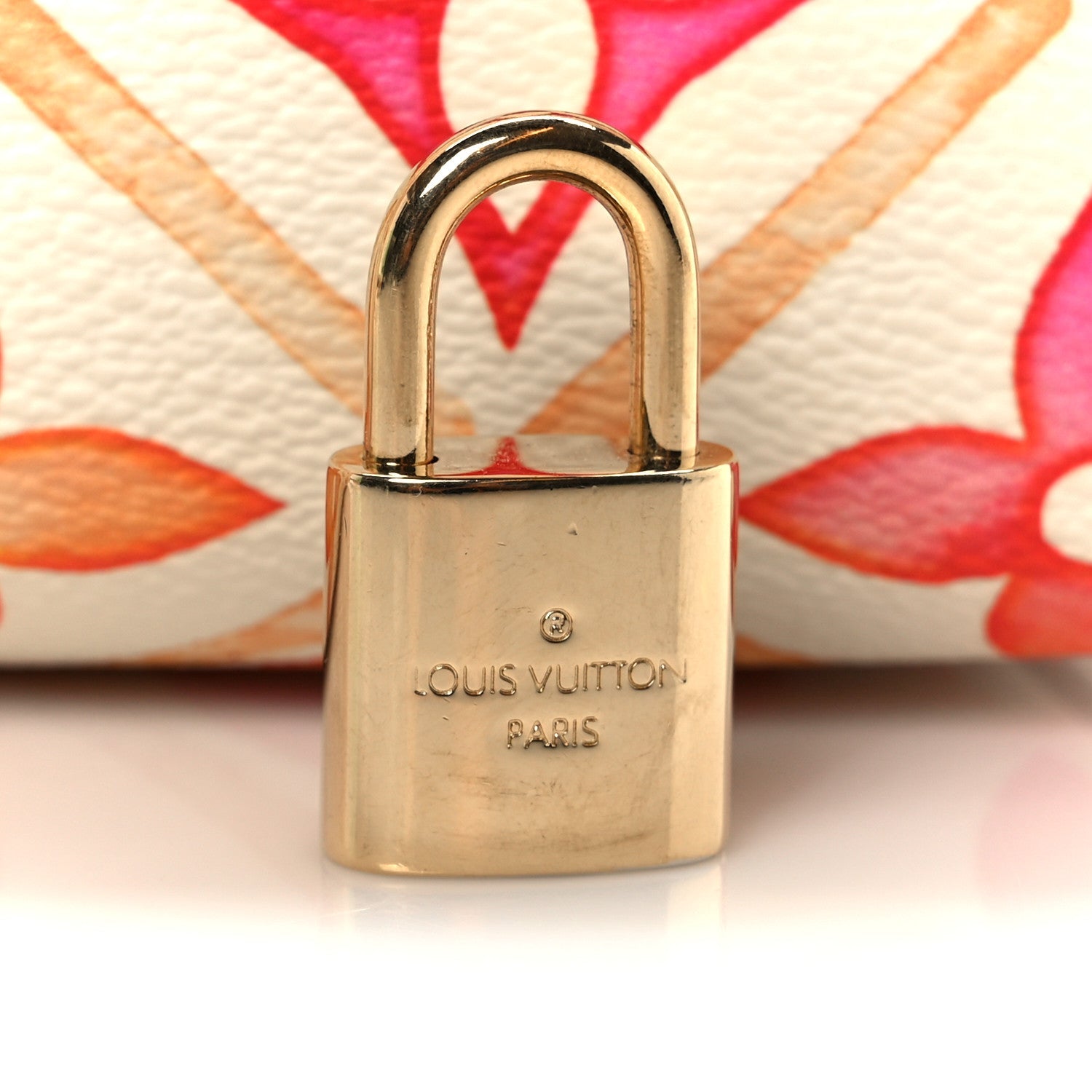 Louis Vuitton Monogram Tiles By The Pool  Speedy 20 Coral