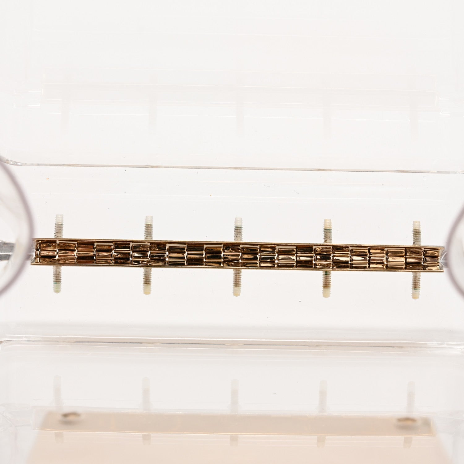 Chanel Transluscent Plexiglass Perfume Bottle Clutch