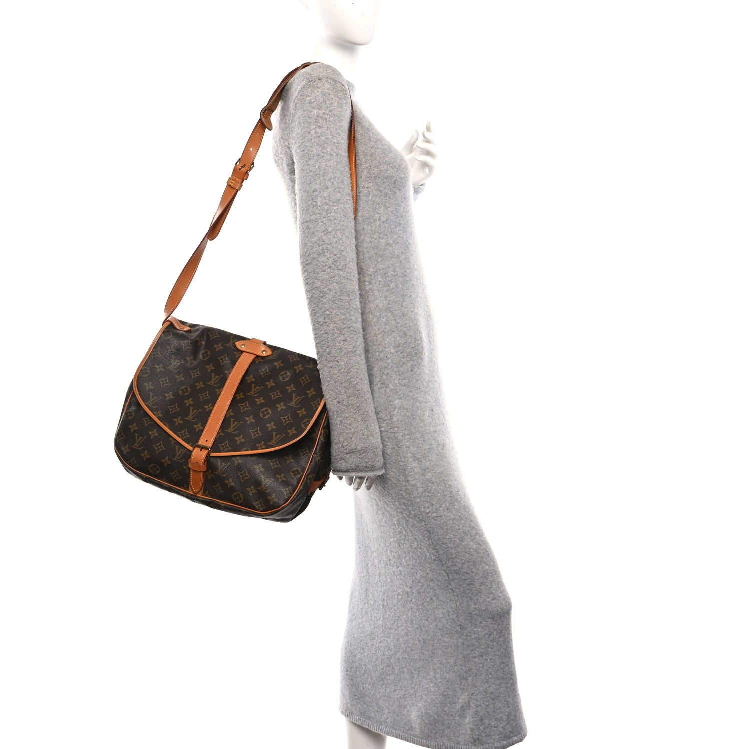 Louis Vuitton Monogram Saumur 35