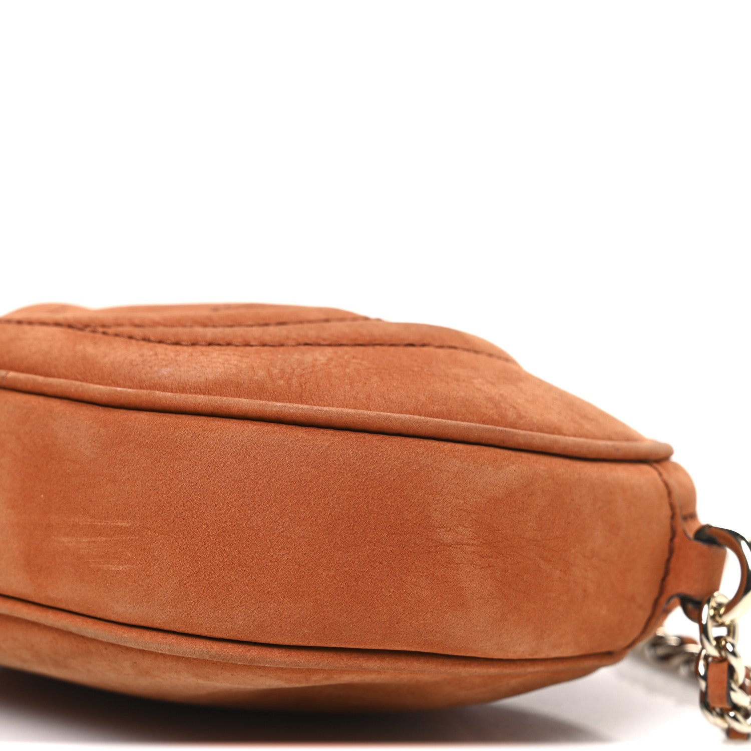 Gucci Vitello Range Mini Soho Chain Bag Old Whisky