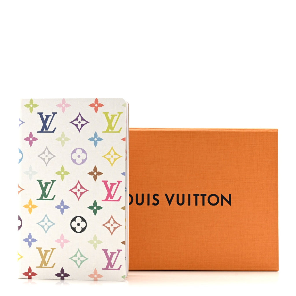 Louis Vuitton LV x TM Monogram Multicolor Jane Notebook MM White