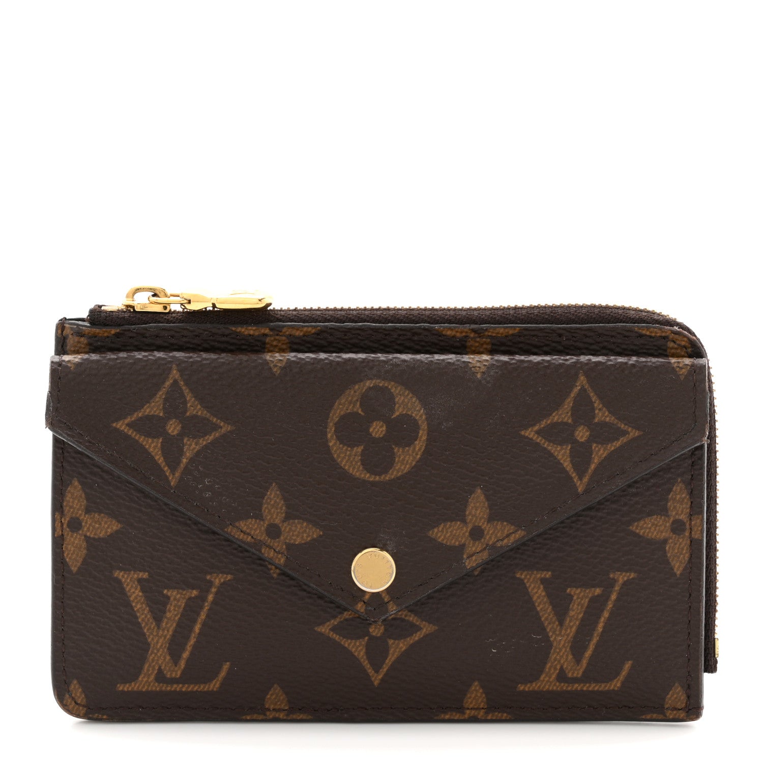 Louis Vuitton Monogram Recto Verso Card Holder Black