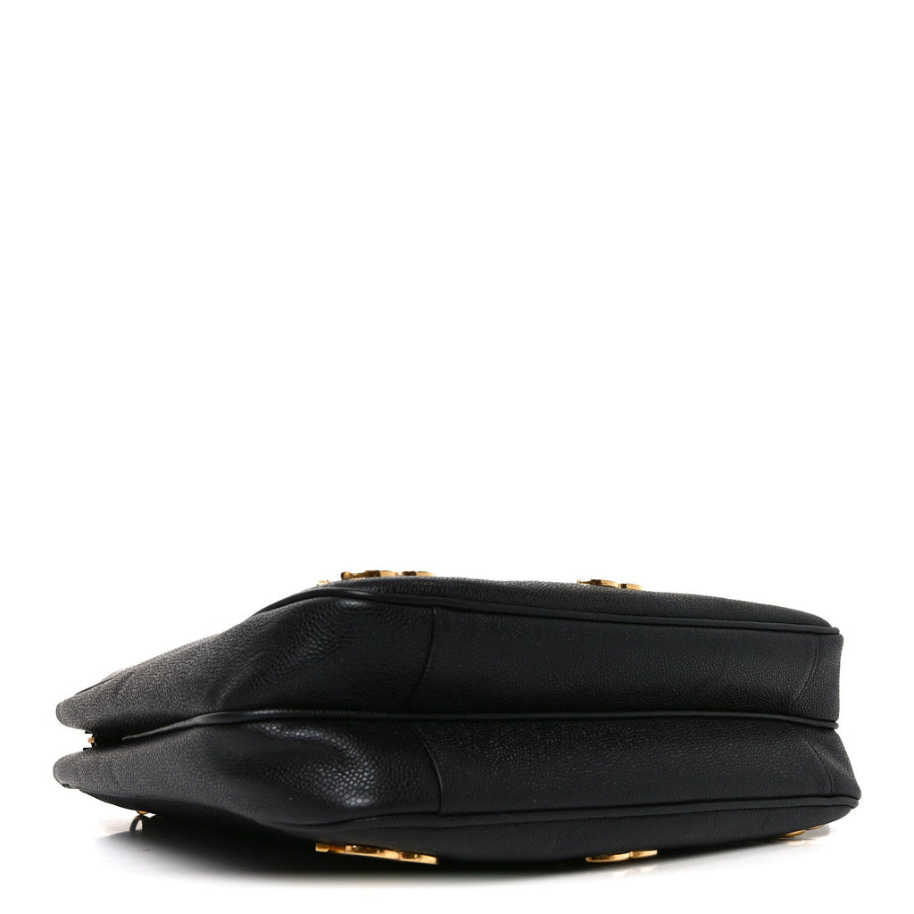 Chanel Caviar CC Shoulder Bag Black