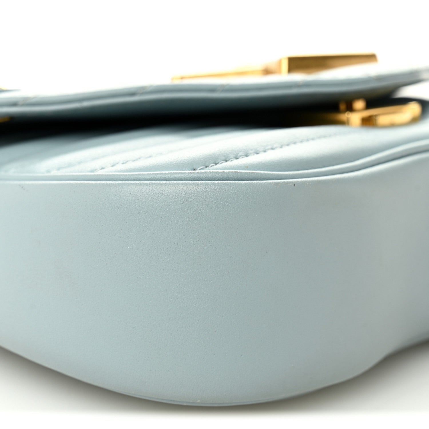 Louis Vuitton Calfskin New Wave Chain PM Porcelain Blue