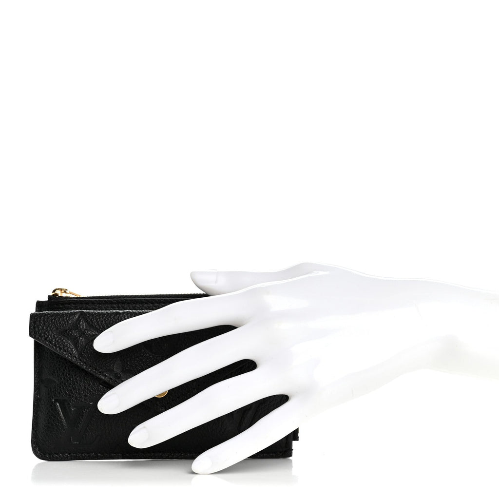 Louis Vuitton Empreinte Recto Verso Card Holder Black
