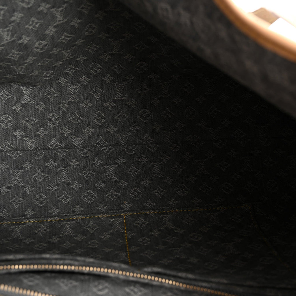 Louis Vuitton Monogram Denim CarryAll MM Washed Grey