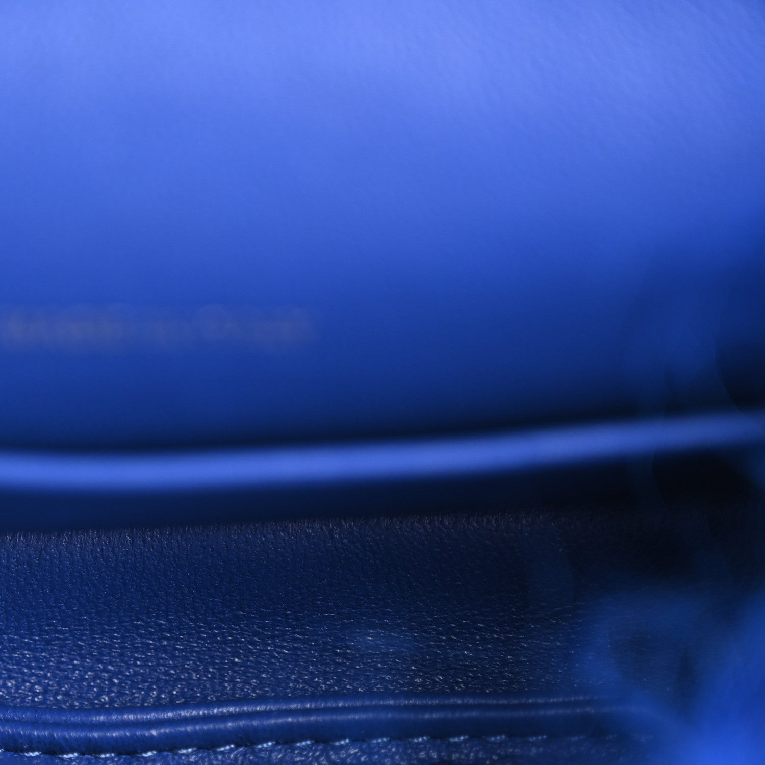 Chanel Shearling Lambskin CC Hook Card Holder Blue