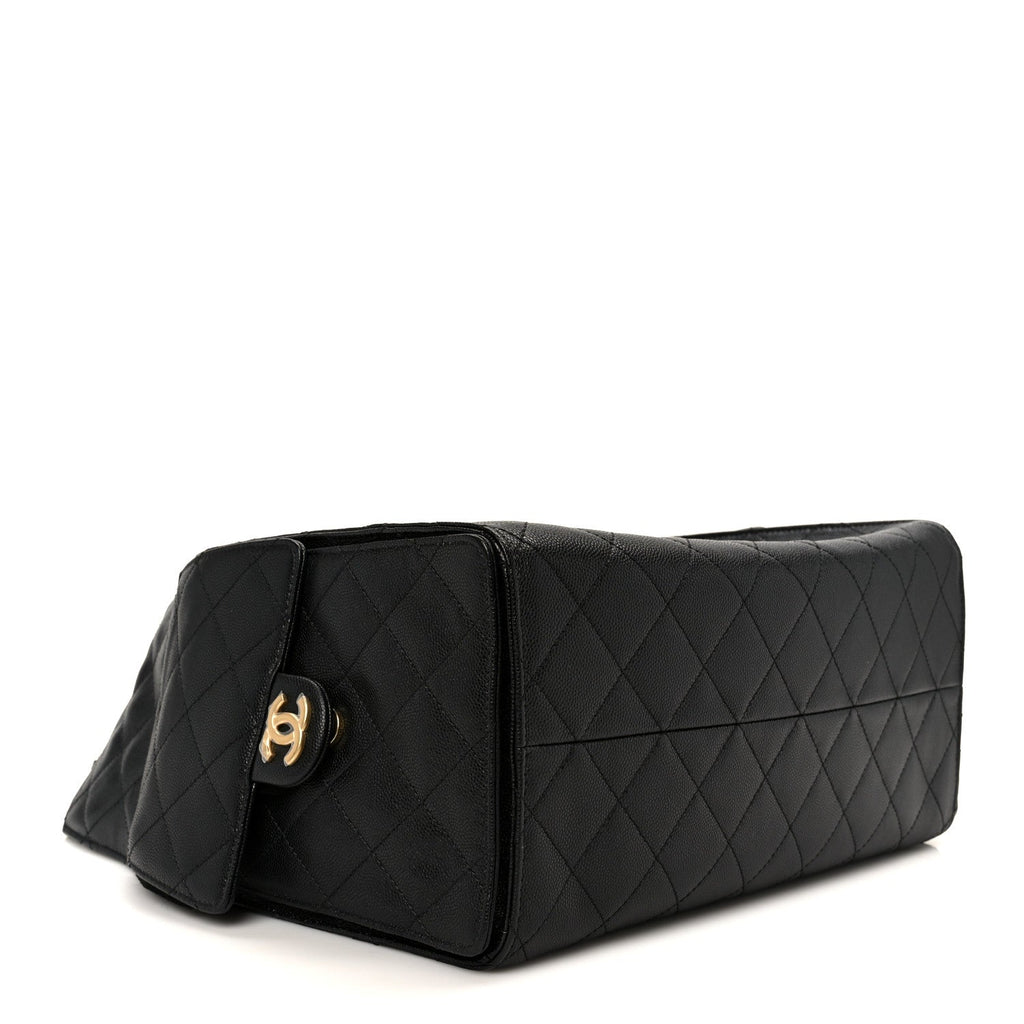 Chanel Caviar Quilted Medium Chanel 25 Handbag Black