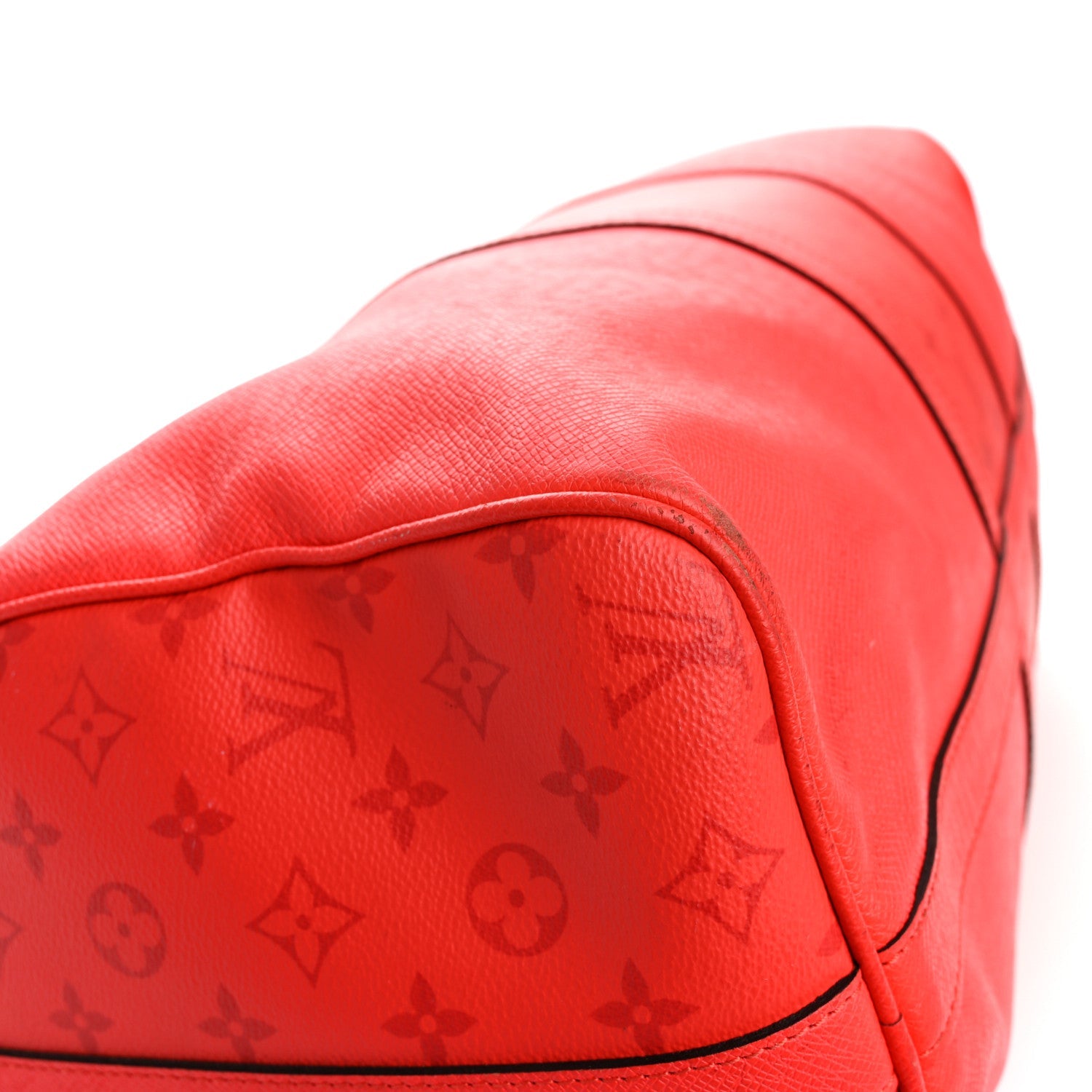 Louis Vuitton Taigarama Keepall Bandouliere 50 Fire Red