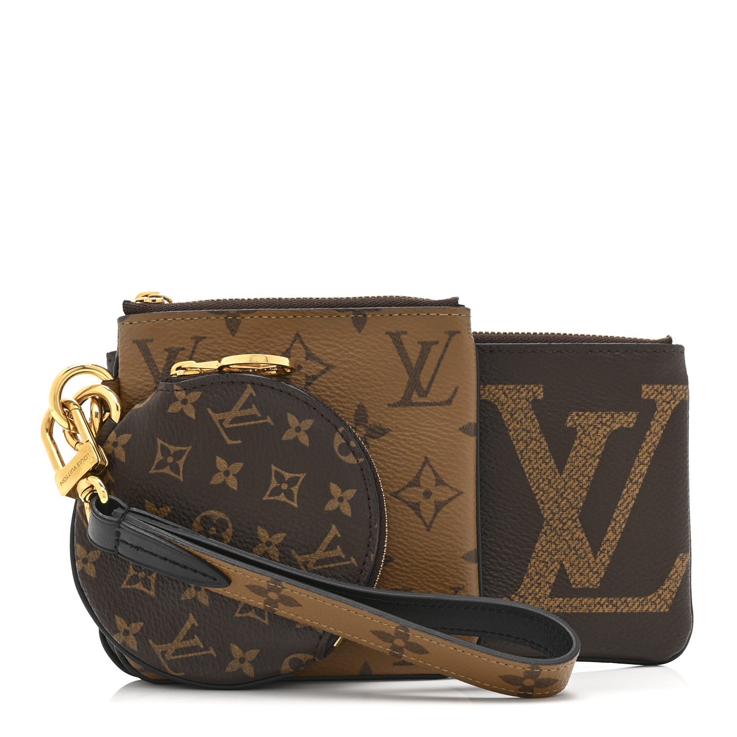 Louis Vuitton Reverse Monogram Giant Trio Pouch