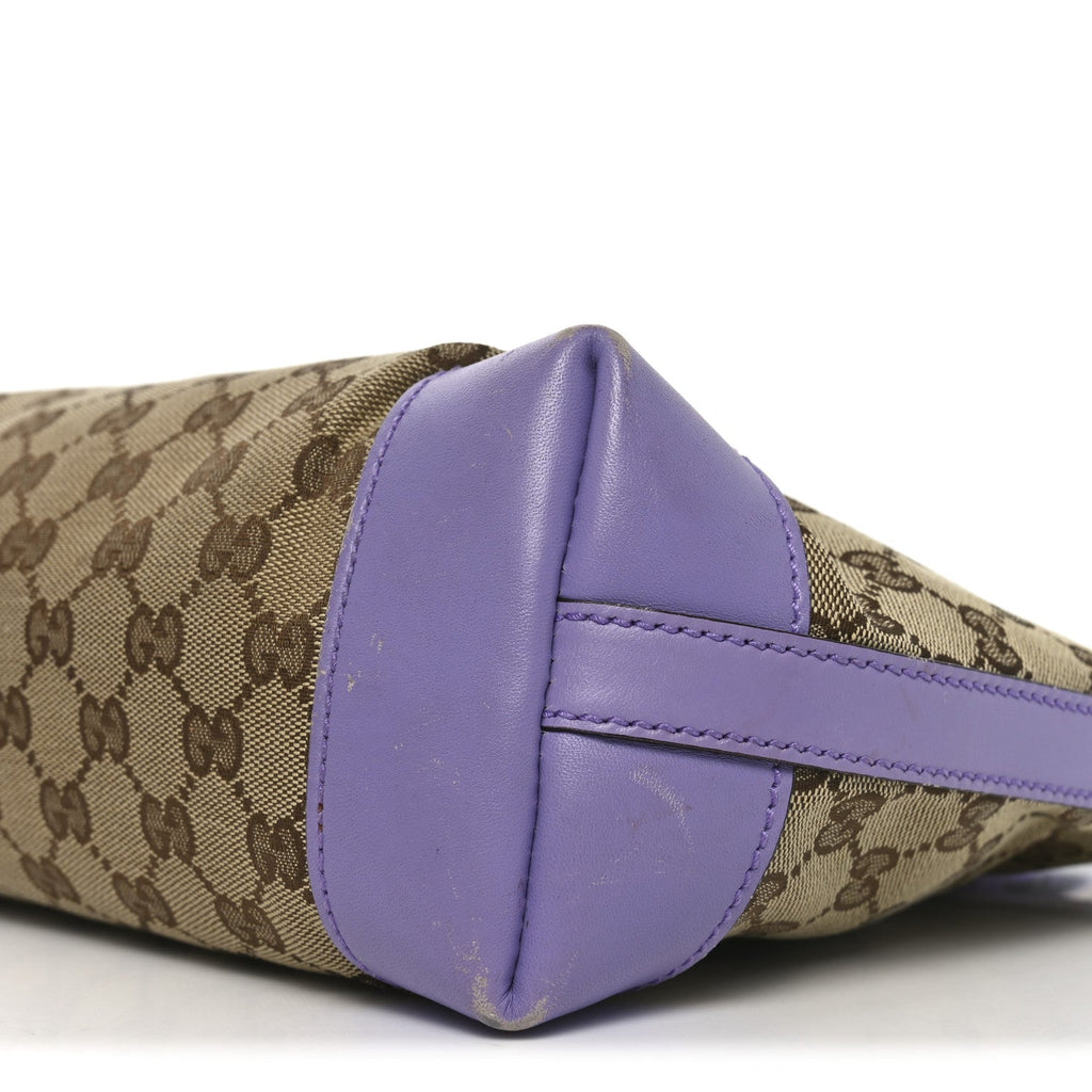 Gucci Monogram Small Craft Tote Lilac