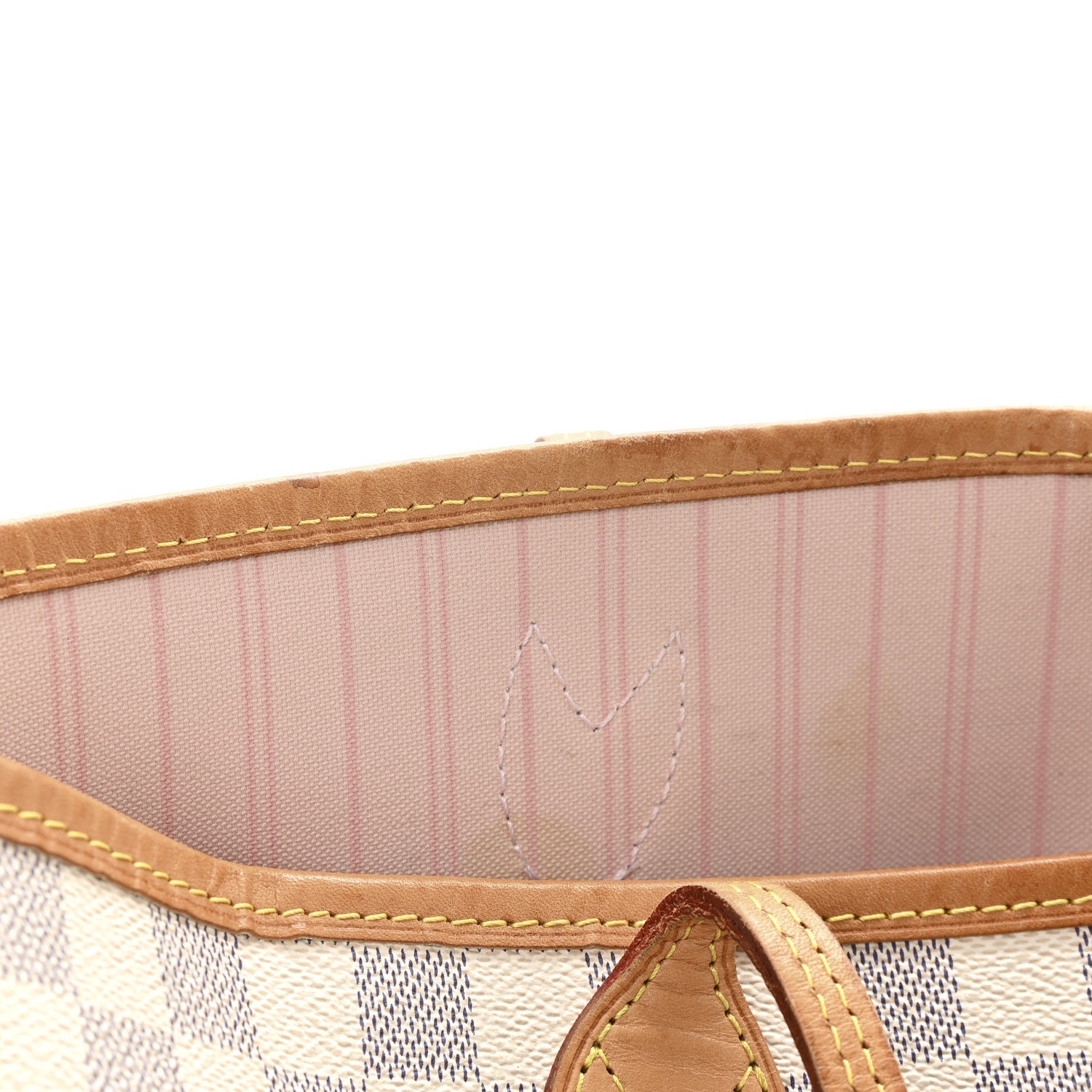 Louis Vuitton Damier Azur Neo Neverfull MM Rose Ballerine