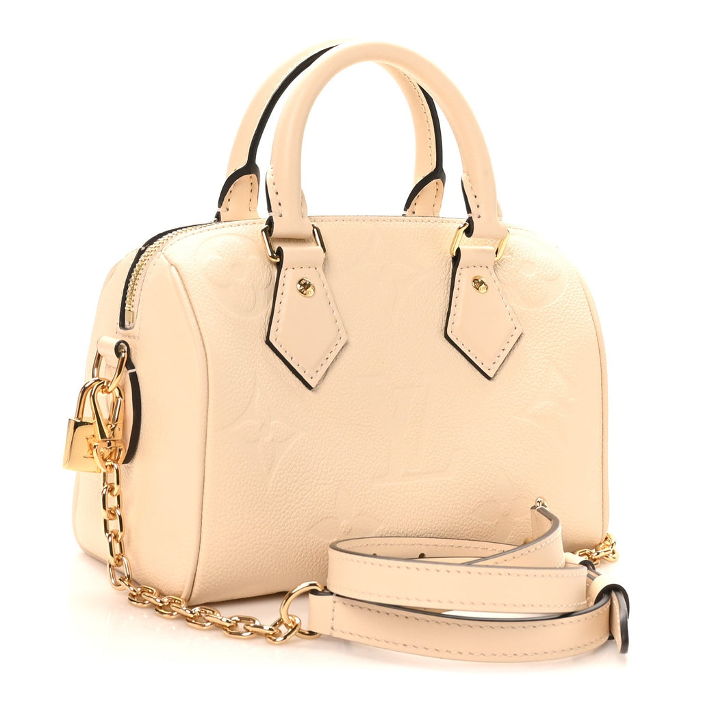 Louis Vuitton Empreinte Monogram Giant Speedy Bandouliere 20 Creme