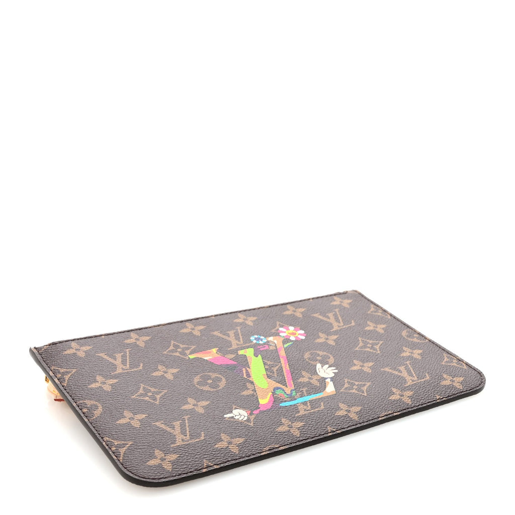 Louis Vuitton LV X TM Monogram Flowers Neverfull Pochette