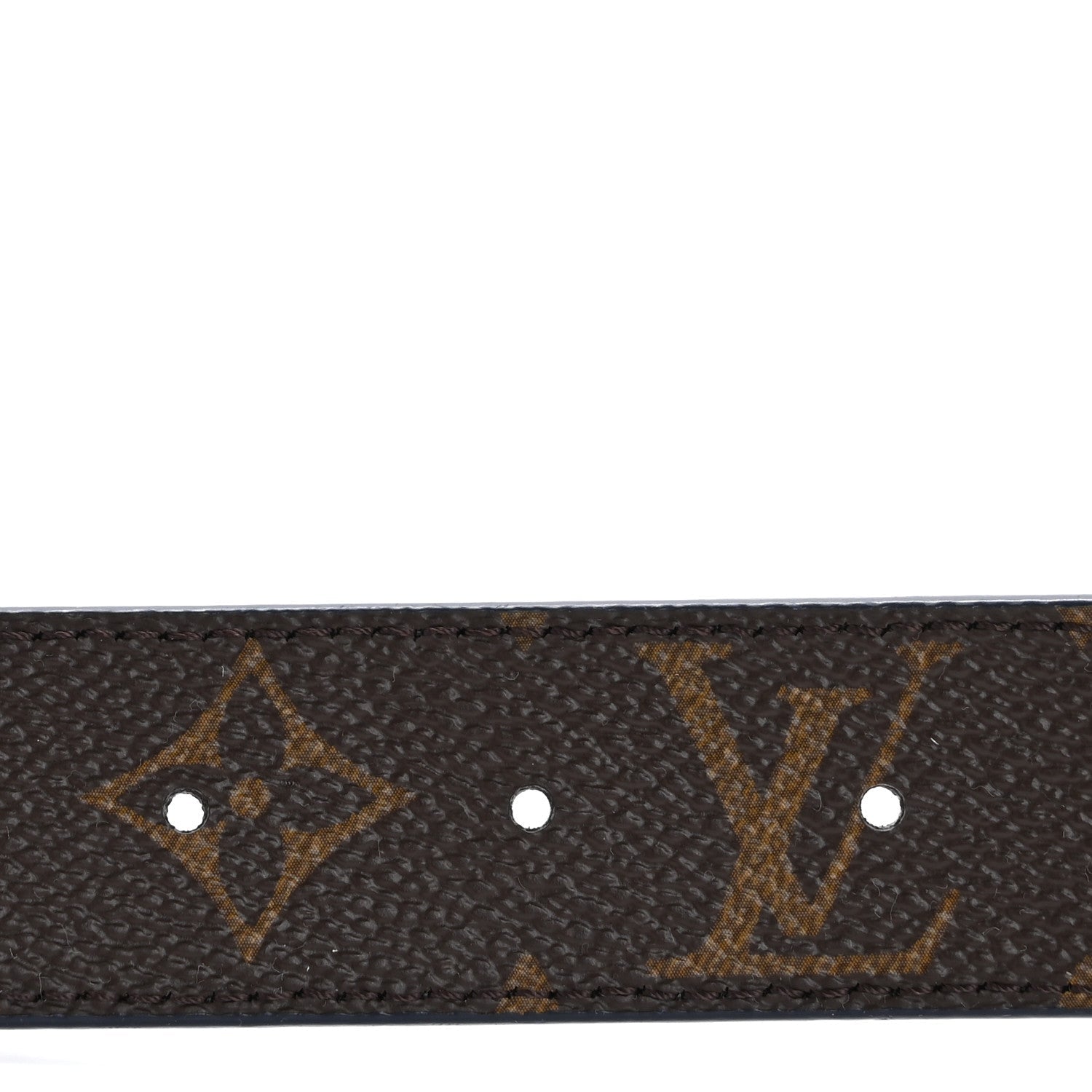 Louis Vuitton Calfskin Monogram 30mm LV Initiales Reversible Belt 90 36 Blue