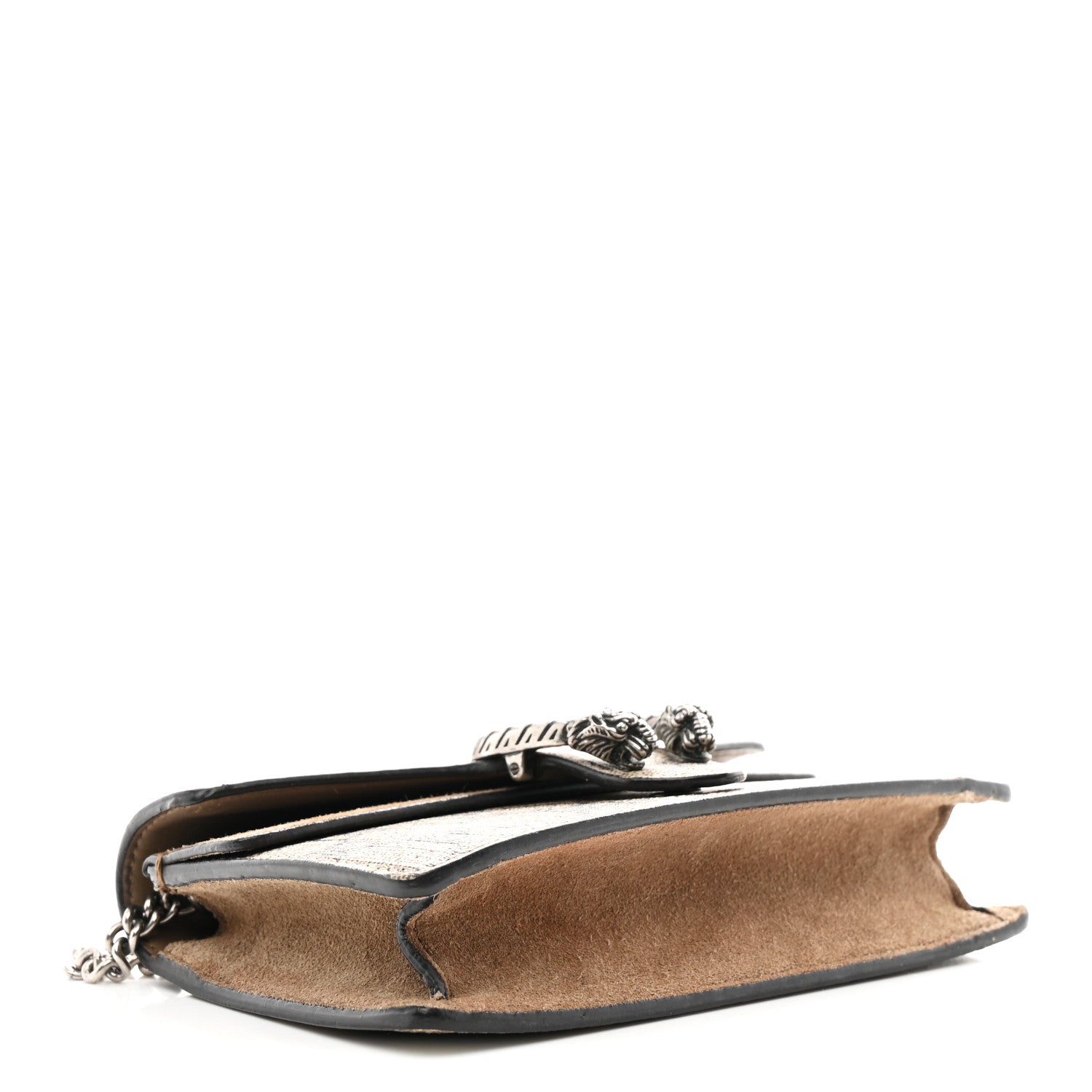 Gucci GG Supreme Monogram Super Mini Dionysus Shoulder Bag Taupe