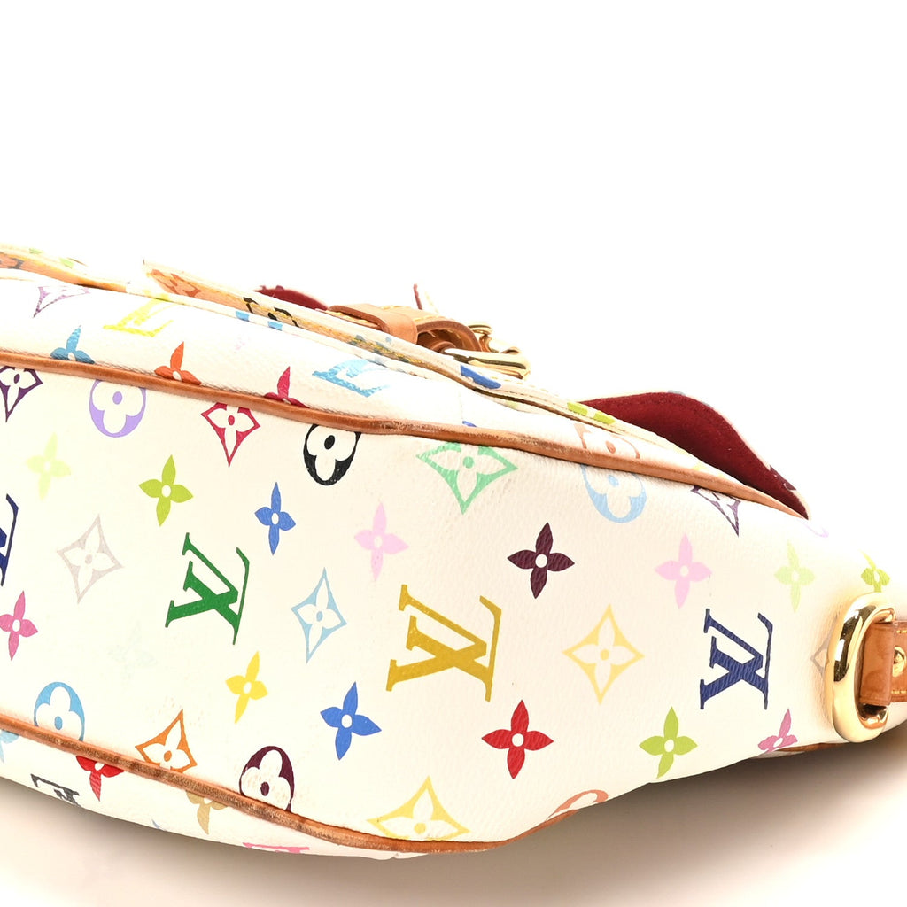 Louis Vuitton Monogram Multicolor Lodge GM White