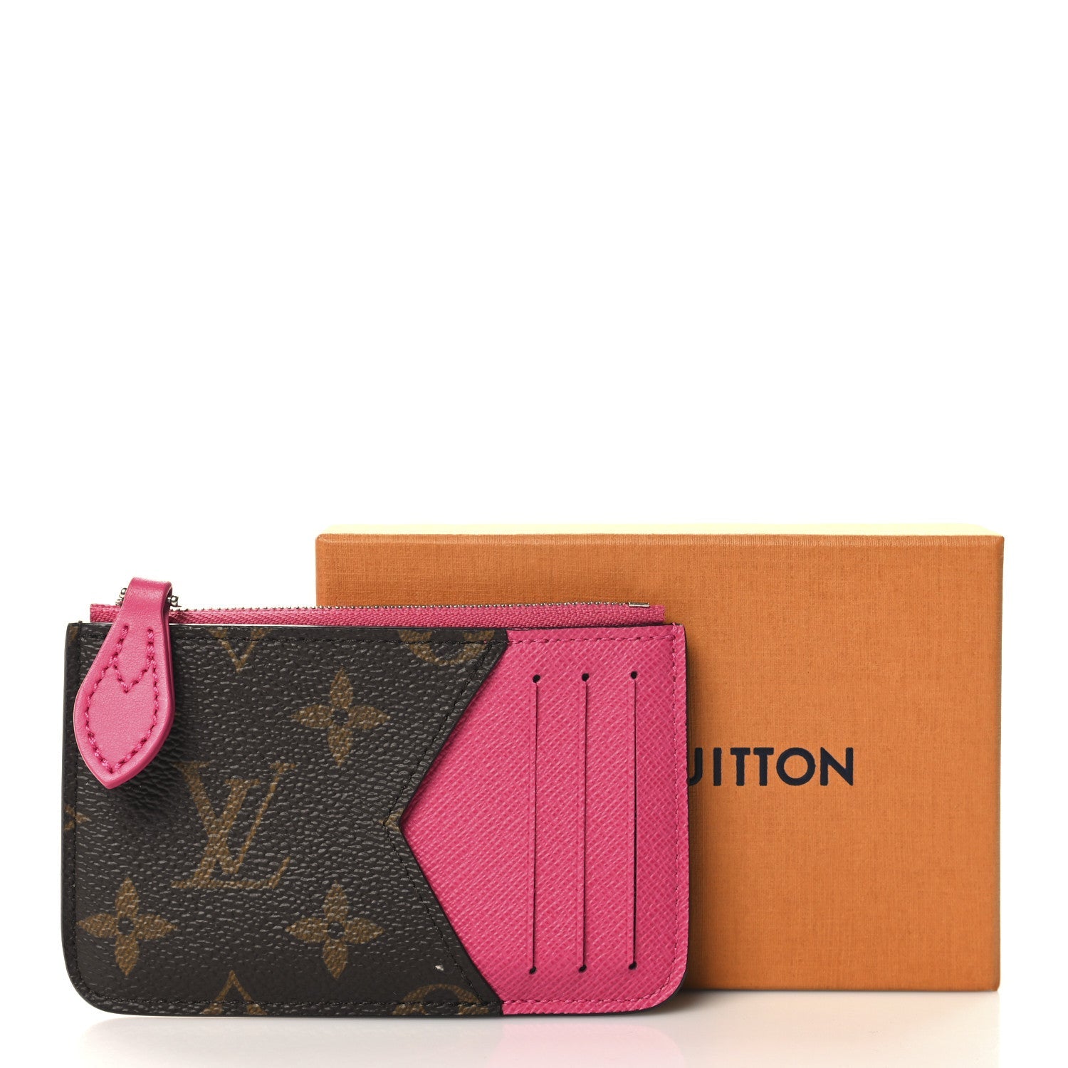 Louis Vuitton Monogram Calfskin Coin Card Holder Rose