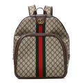 Gucci GG Supreme Monogram Medium Ophidia Day Backpack Brown