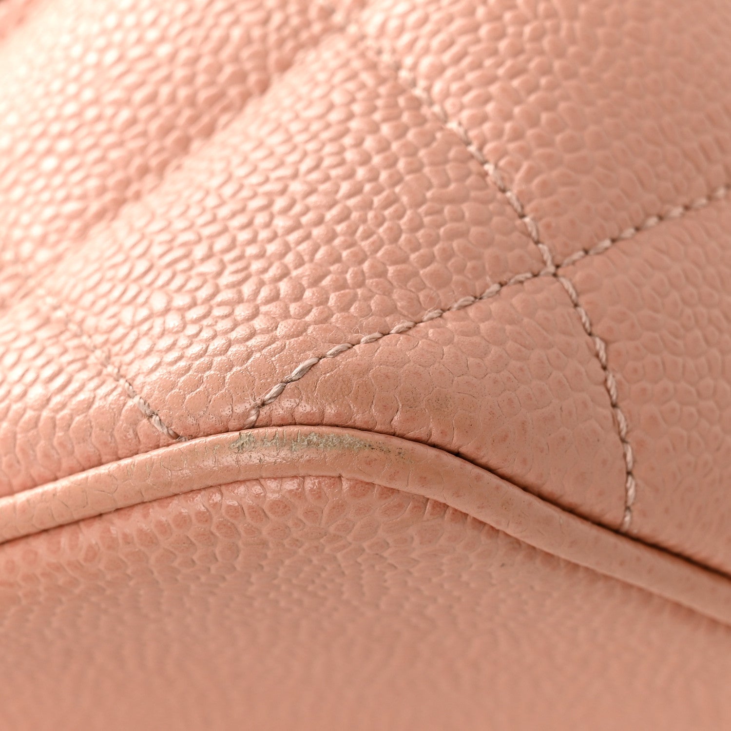 Chanel Caviar Quilted Medallion Tote Light Pink