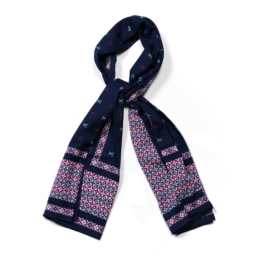 Louis Vuitton Cotton Monogram Shawl Multicolor