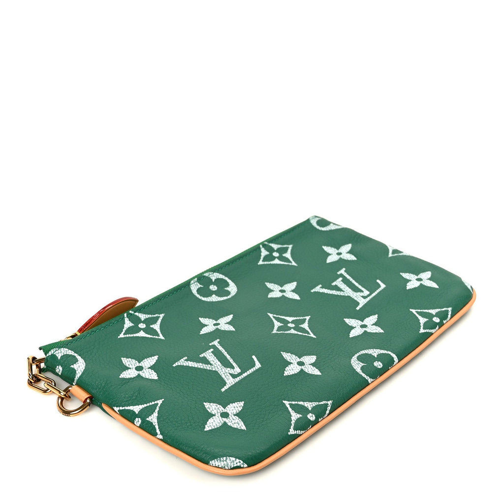 Louis Vuitton Calfskin Monogram Speedy P9 Bandouliere 50 Pochette Green