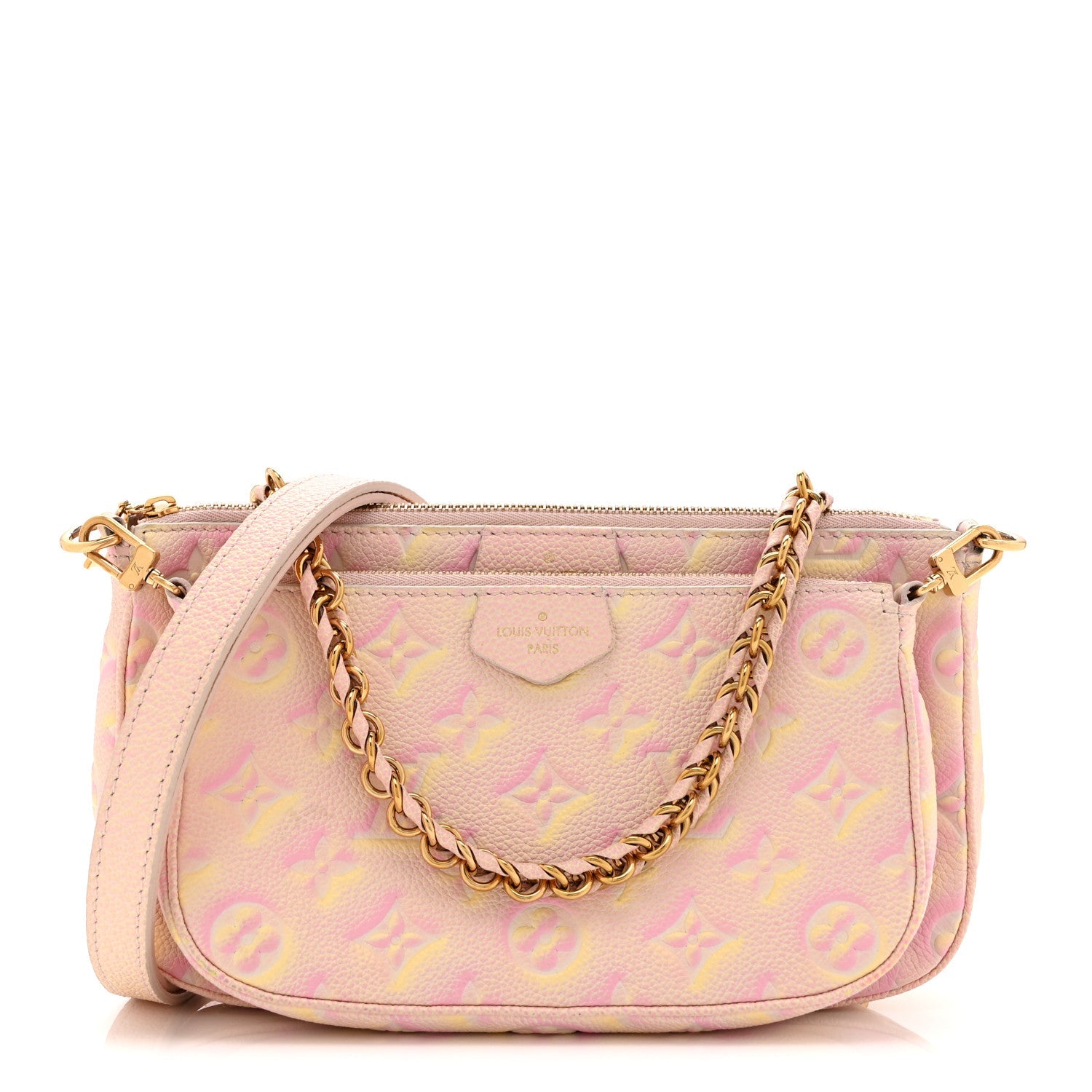 Louis Vuitton Empreinte Monogram Summer Stardust Multi Pochette Accessories Pink