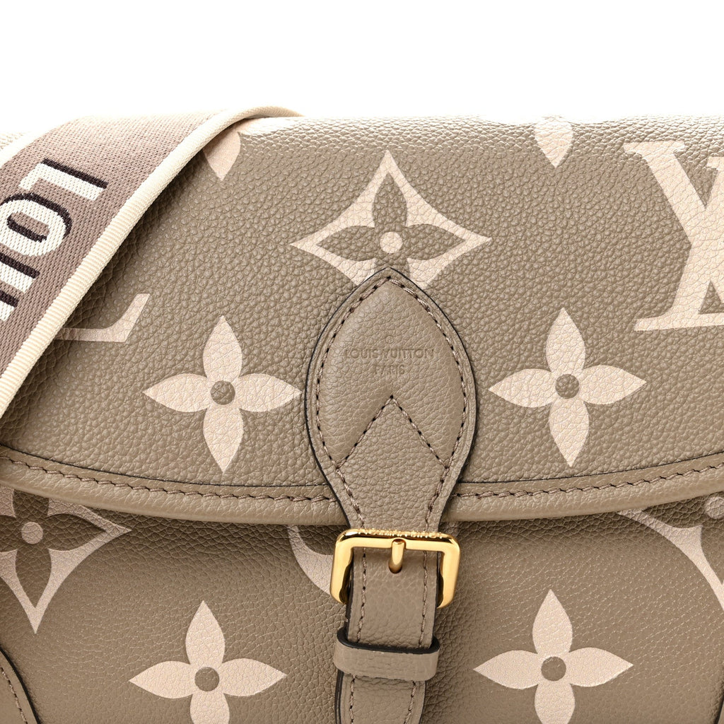 Louis Vuitton Empreinte Monogram Giant Diane Tourterelle Creme