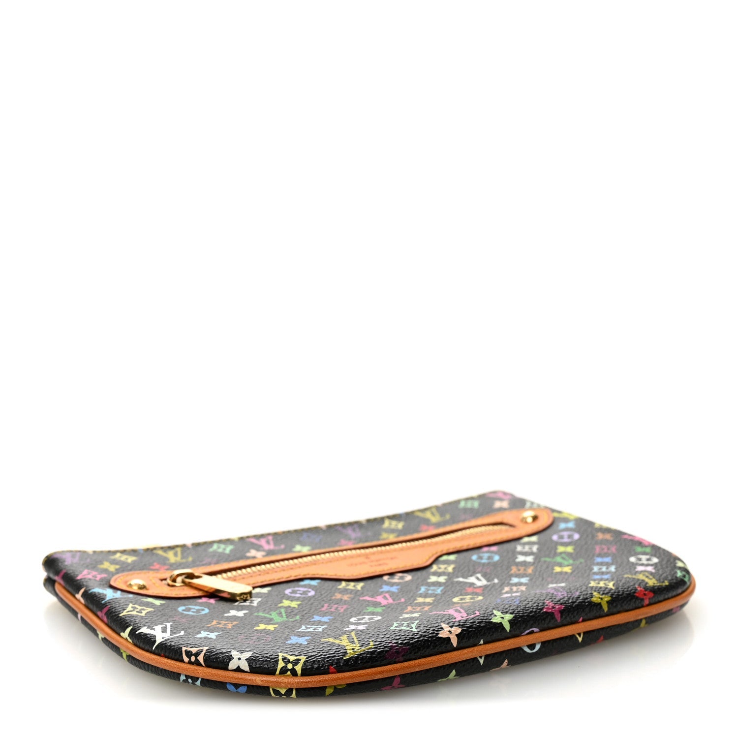 Louis Vuitton Monogram Multicolor Pochette Plate GM Black