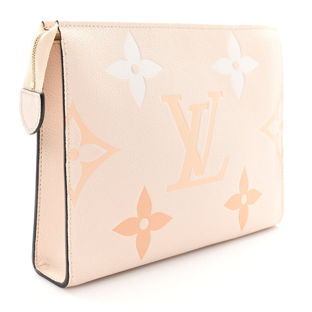 Louis Vuitton Empreinte Monogram Giant By The Pool Toiletry Pouch 26 Cream Saffron