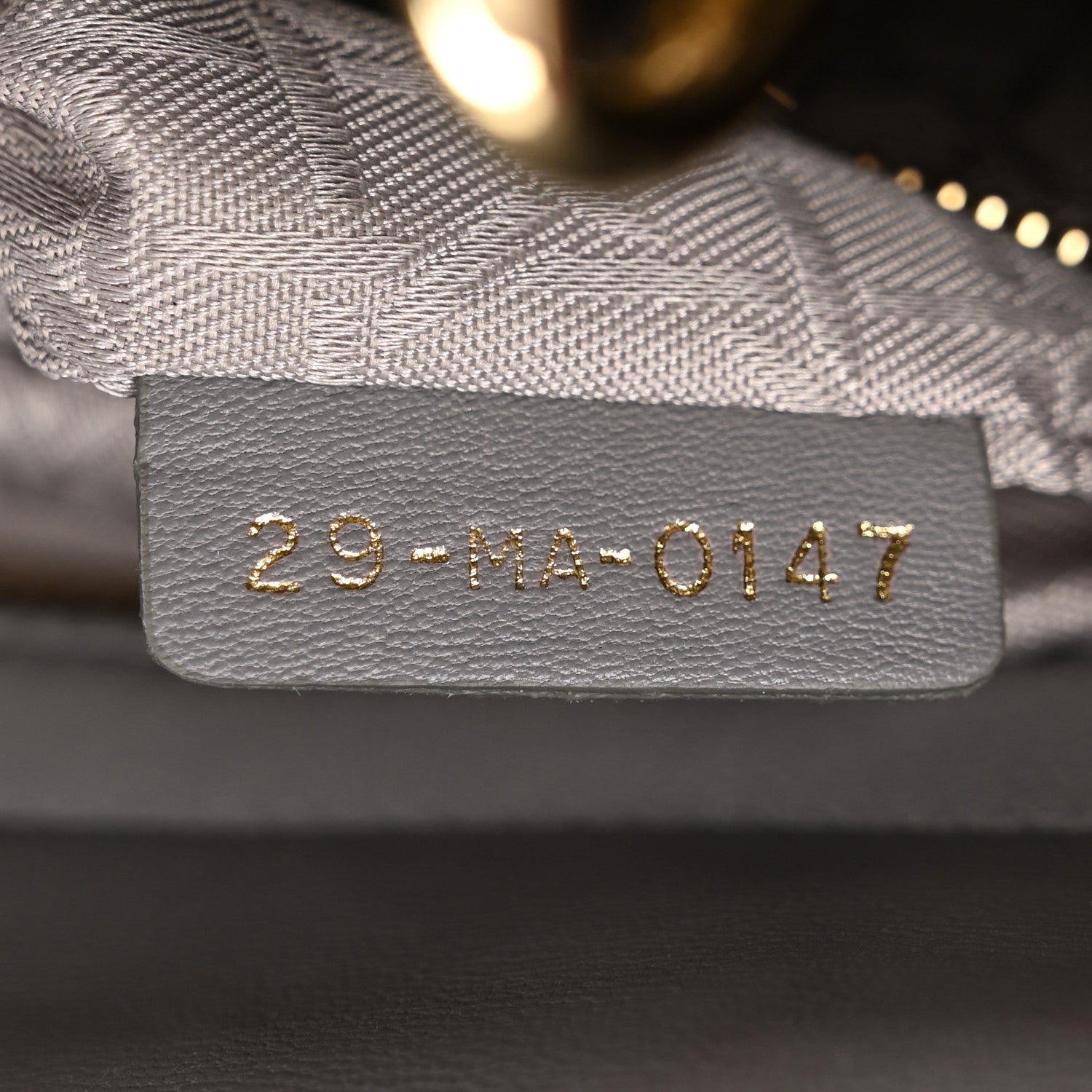 Christian Dior Lambskin Cannage Small Lucky Badges My Lady Dior Grey