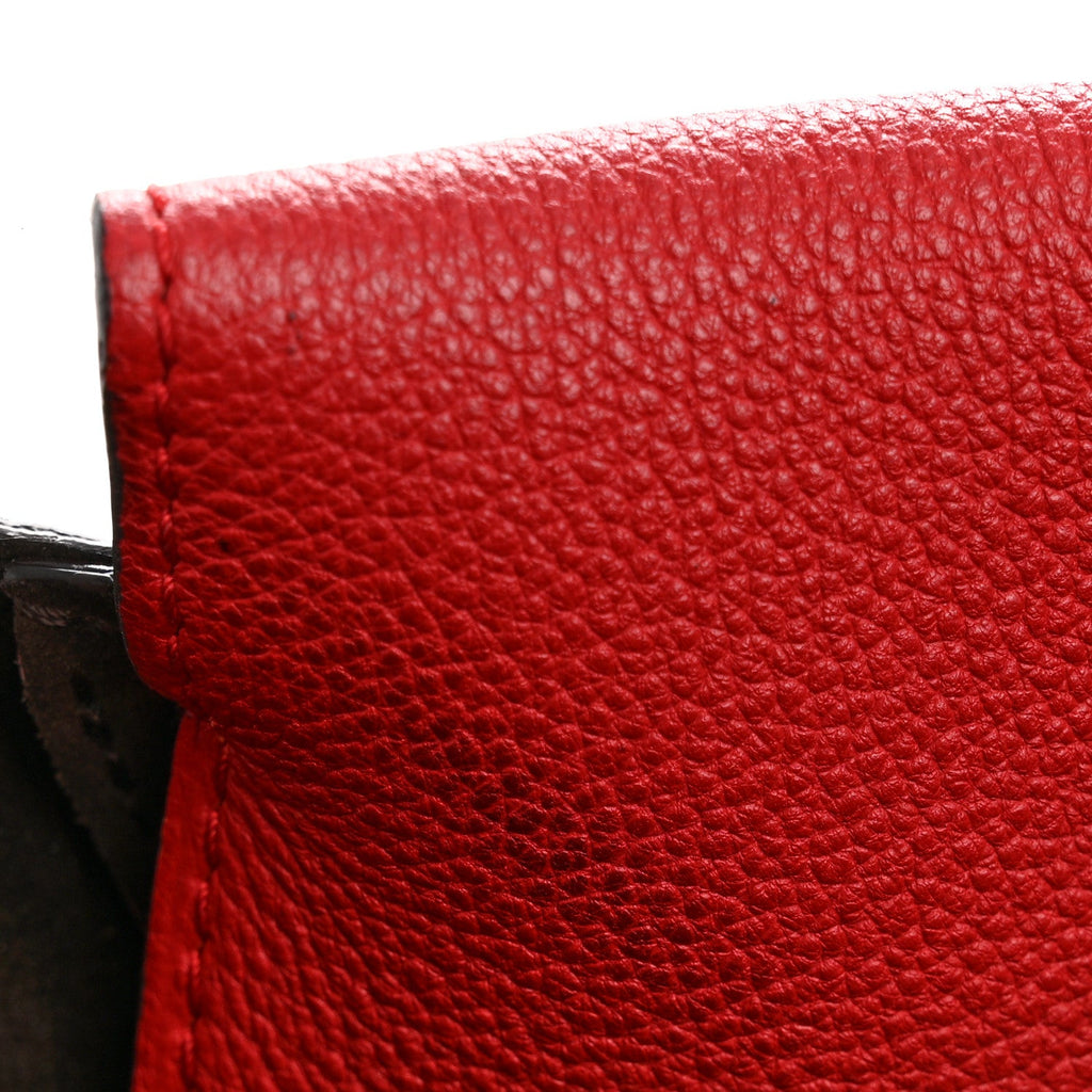 Louis Vuitton Monogram Cuir Orfevre Tote W PM Cherry