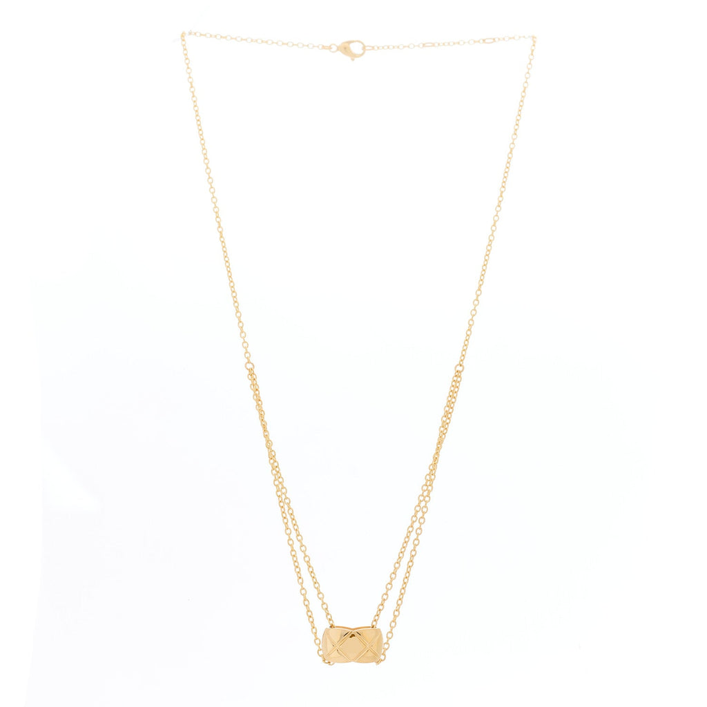 18K Yellow Gold Coco Crush Pendant Necklace